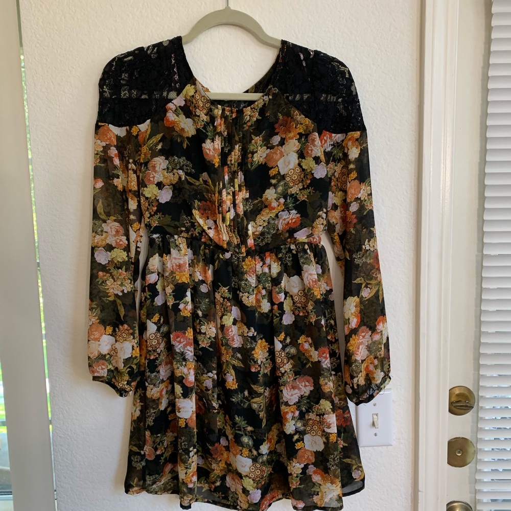 Chiffon Floral Dress